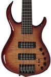 Sire Marcus Miller M7 5-String Bass Guitar Brown Sunburst Body View